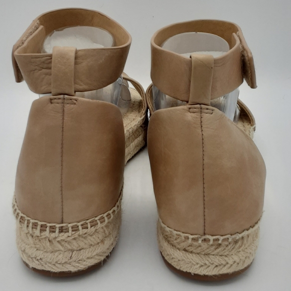 Splendid Jensen Suede Tan Espadrille Sandals. - Picture 6 of 13